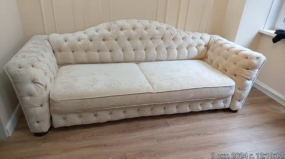 Замена обивки дивана на дому. Мещовск