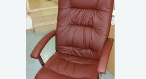 Обтяжка офисного кресла. Мещовск