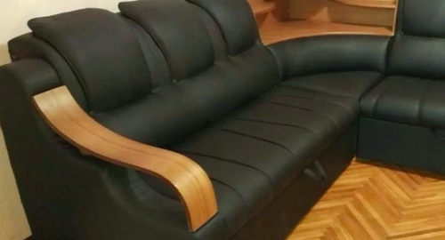 Перетяжка кожаного дивана. Мещовск